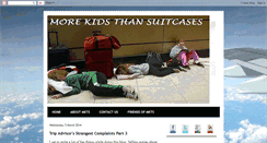 Desktop Screenshot of morekidsthansuitcases.com